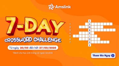 [AMSLINK] MINIGAME THÁNG 3 “7-DAY CROSSWORD CHALLENGE”